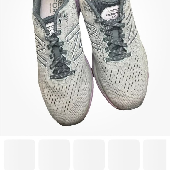 New Balance Gray Athletic Shoes - Picture 2 of 8